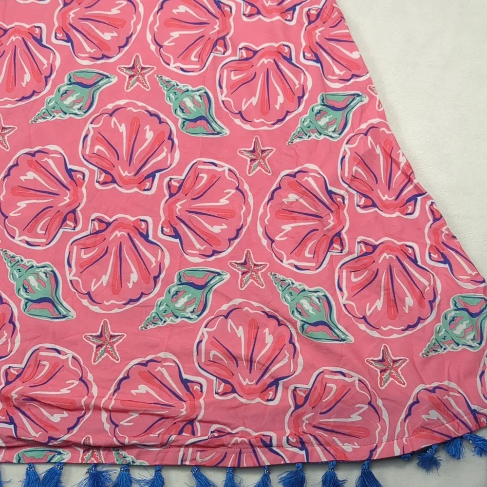 NEW Simply‎ Southern Wilmington Dress Sea Shells Beach Women's Size Large